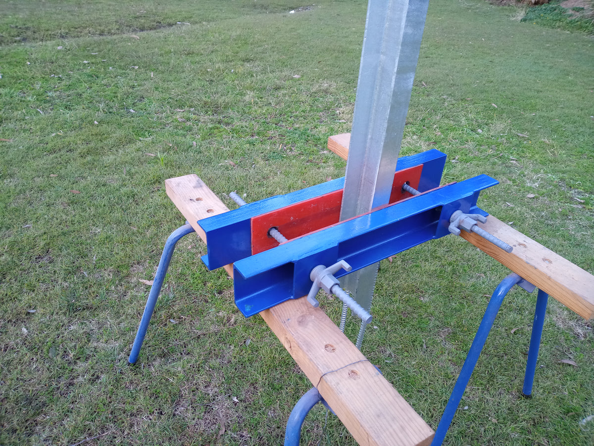 Post Positioning Bracket - Holding Post Level and in position whilst being set in concrete CONTACT US FOR COST AND SHIPPING CHARGES